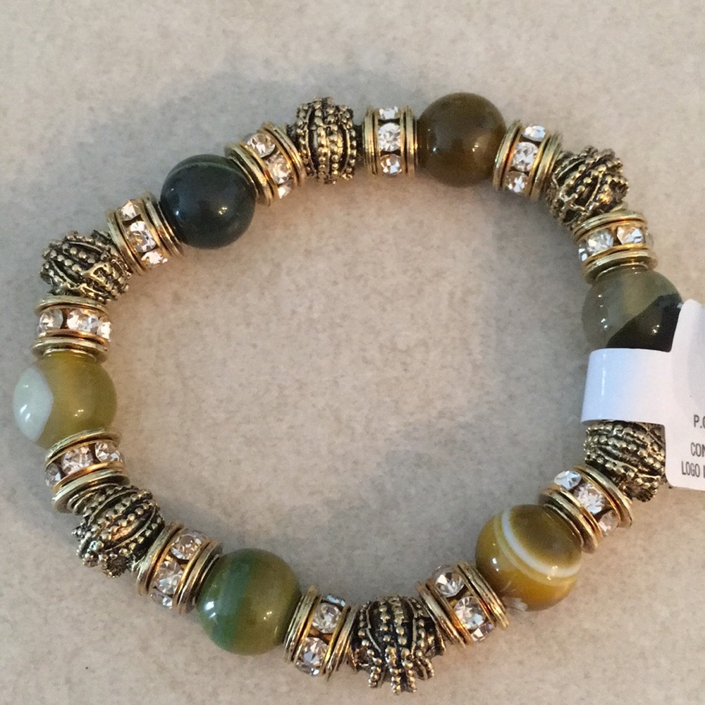 4 for $20 💫 | Multicolored beaded marble bracelet